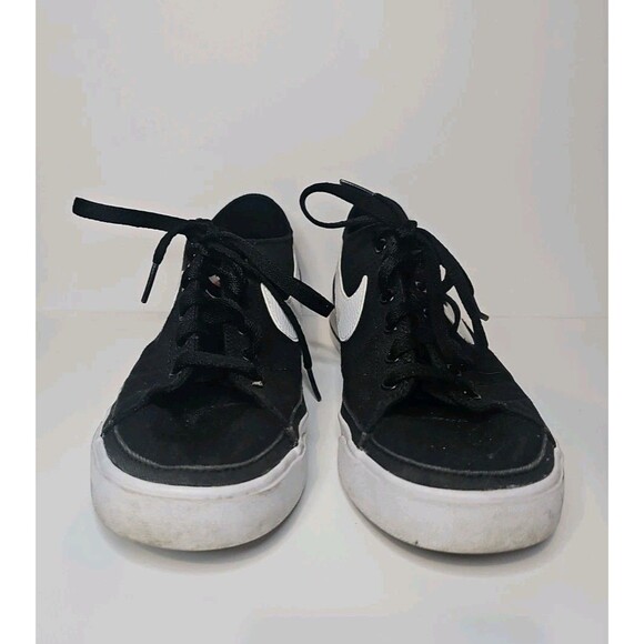 Nike Court Legacy Women's Canvas Sneakers Black/White CZ0294-001 Size 9.5 - Picture 2 of 7